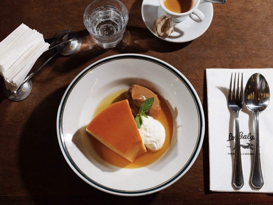 Flan mixto