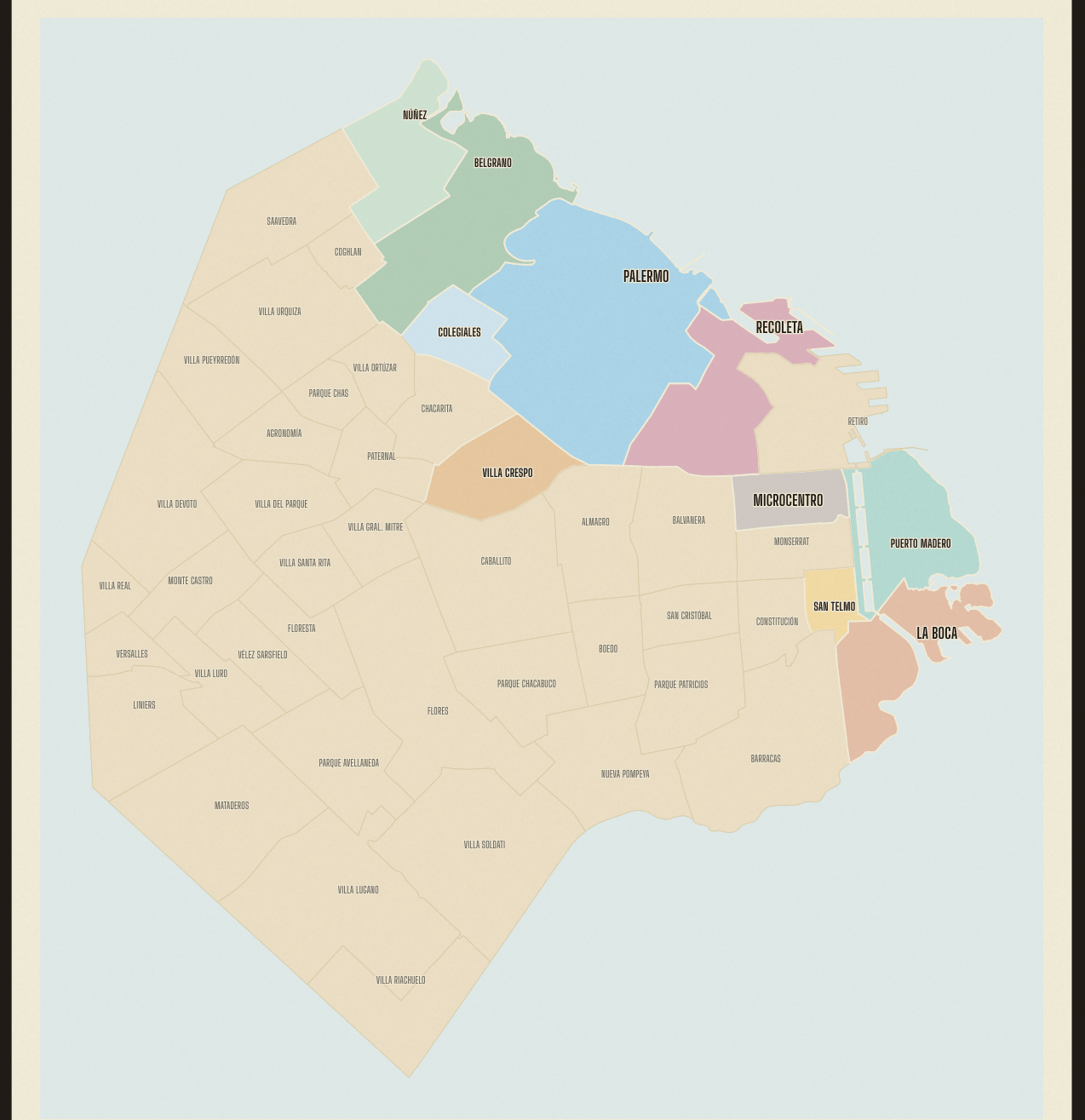 Mapa de Buenos Aires